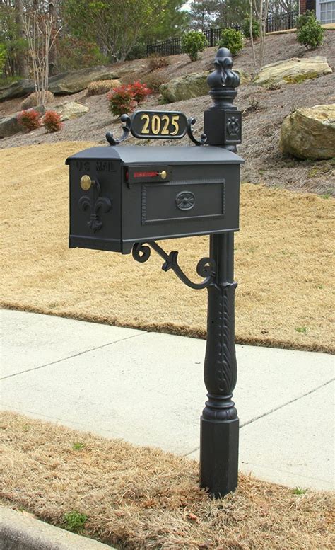 decorative cast aluminum mailboxes